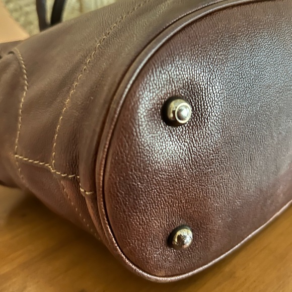 TOD’S Textured Leather Satchel w/dust bag - Picture 12 of 17